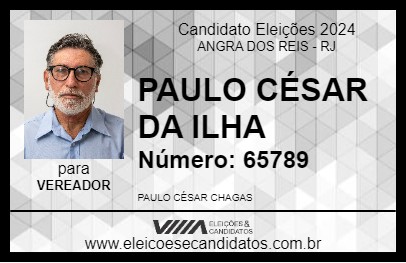 Candidato PAULO CÉSAR DA ILHA 2024 - ANGRA DOS REIS - Eleições