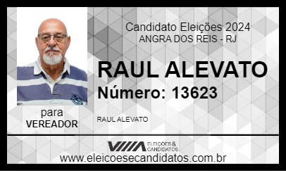 Candidato RAUL ALEVATO 2024 - ANGRA DOS REIS - Eleições