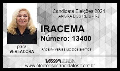 Candidato IRACEMA 2024 - ANGRA DOS REIS - Eleições