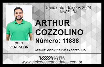 Candidato ARTHUR COZZOLINO 2024 - MAGÉ - Eleições