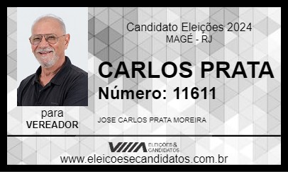 Candidato CARLOS PRATA 2024 - MAGÉ - Eleições