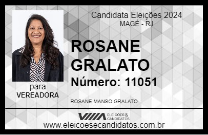 Candidato ROSANE GRALATO 2024 - MAGÉ - Eleições