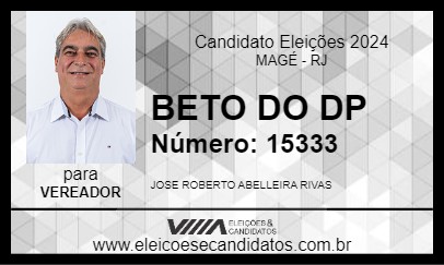 Candidato BETO DO DP 2024 - MAGÉ - Eleições