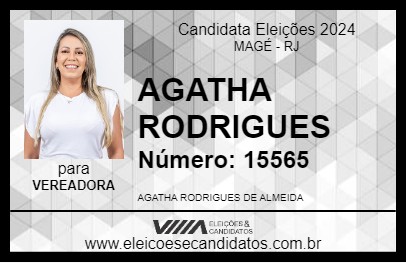 Candidato AGATHA RODRIGUES 2024 - MAGÉ - Eleições