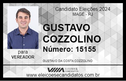 Candidato GUSTAVO COZZOLINO 2024 - MAGÉ - Eleições