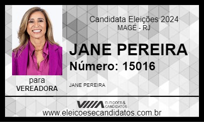 Candidato JANE PEREIRA 2024 - MAGÉ - Eleições