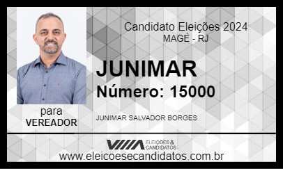 Candidato JUNIMAR 2024 - MAGÉ - Eleições