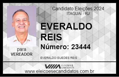 Candidato EVERALDO REIS 2024 - ITAGUAÍ - Eleições