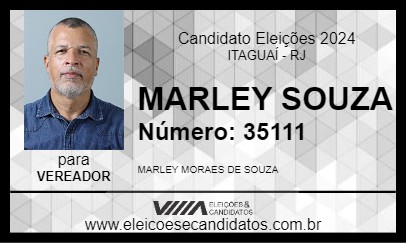 Candidato MARLEY SOUZA 2024 - ITAGUAÍ - Eleições