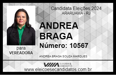 Candidato ANDREA BRAGA 2024 - ARARUAMA - Eleições