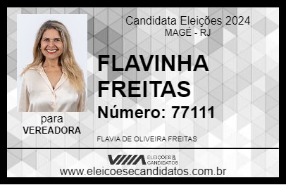 Candidato FLAVINHA FREITAS 2024 - MAGÉ - Eleições