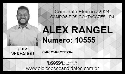 Candidato ALEX RANGEL 2024 - CAMPOS DOS GOYTACAZES - Eleições