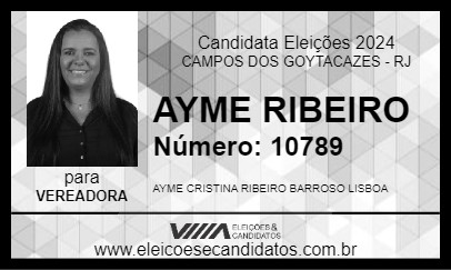 Candidato AYME RIBEIRO 2024 - CAMPOS DOS GOYTACAZES - Eleições