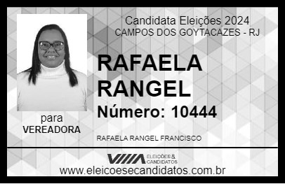 Candidato RAFAELA RANGEL 2024 - CAMPOS DOS GOYTACAZES - Eleições