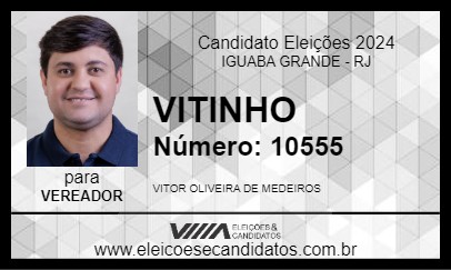 Candidato VITINHO 2024 - IGUABA GRANDE - Eleições