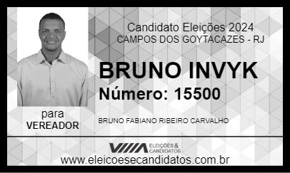 Candidato BRUNO INVYK 2024 - CAMPOS DOS GOYTACAZES - Eleições