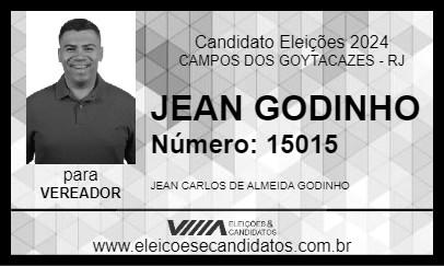 Candidato JEAN GODINHO 2024 - CAMPOS DOS GOYTACAZES - Eleições