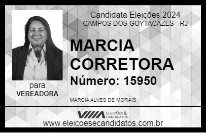 Candidato MARCIA CORRETORA 2024 - CAMPOS DOS GOYTACAZES - Eleições