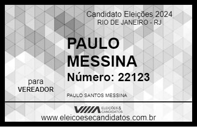 Candidato PAULO MESSINA 2024 - RIO DE JANEIRO - Eleições