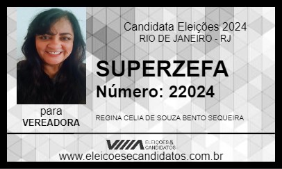 Candidato SUPERZEFA 2024 - RIO DE JANEIRO - Eleições