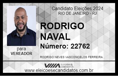 Candidato RODRIGO NAVAL 2024 - RIO DE JANEIRO - Eleições