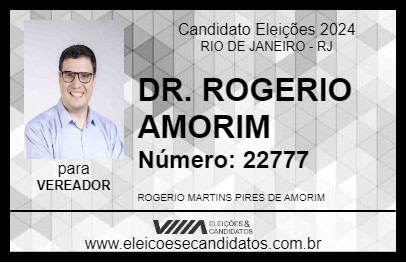 Candidato DR. ROGERIO AMORIM 2024 - RIO DE JANEIRO - Eleições