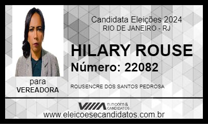 Candidato HILARY ROUSE 2024 - RIO DE JANEIRO - Eleições