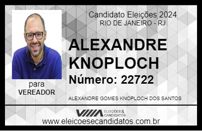 Candidato ALEXANDRE KNOPLOCH 2024 - RIO DE JANEIRO - Eleições