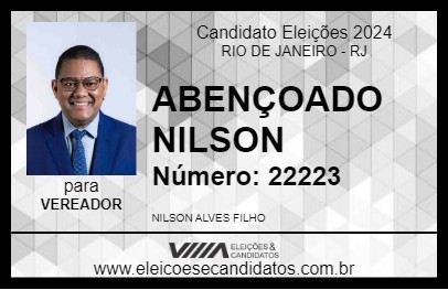 Candidato ABENÇOADO NILSON 2024 - RIO DE JANEIRO - Eleições