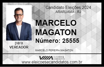 Candidato MARCELO MAGATON 2024 - ARARUAMA - Eleições