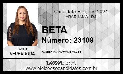 Candidato BETA 2024 - ARARUAMA - Eleições