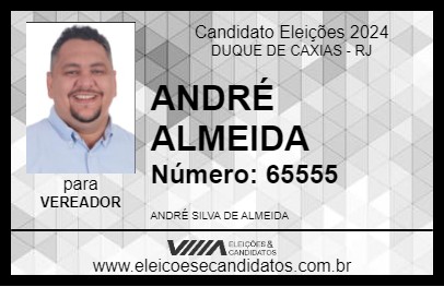 Candidato ANDRÉ ALMEIDA 2024 - DUQUE DE CAXIAS - Eleições