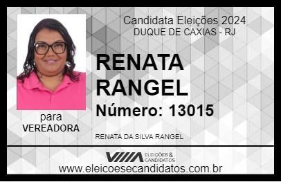 Candidato RENATA RANGEL 2024 - DUQUE DE CAXIAS - Eleições