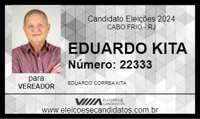 Candidato EDUARDO KITA 2024 - CABO FRIO - Eleições