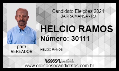 Candidato HELCIO RAMOS 2024 - BARRA MANSA - Eleições