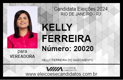 Candidato KELLY FERREIRA 2024 - RIO DE JANEIRO - Eleições