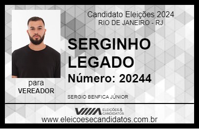 Candidato SERGINHO LEGADO 2024 - RIO DE JANEIRO - Eleições