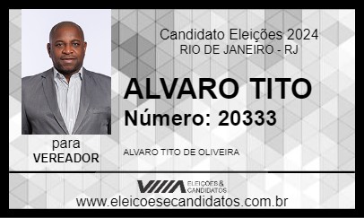 Candidato ALVARO TITO 2024 - RIO DE JANEIRO - Eleições