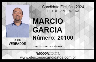 Candidato MARCIO GARCIA 2024 - RIO DE JANEIRO - Eleições