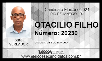 Candidato OTACILIO FILHO 2024 - RIO DE JANEIRO - Eleições