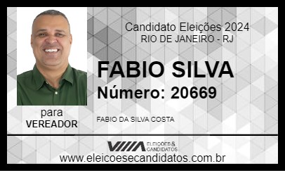 Candidato FABIO SILVA 2024 - RIO DE JANEIRO - Eleições