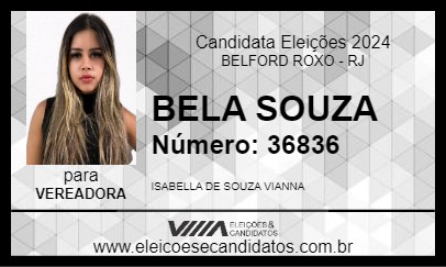 Candidato BELA SOUZA 2024 - BELFORD ROXO - Eleições