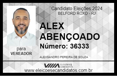 Candidato ALEX ABENÇOADO 2024 - BELFORD ROXO - Eleições