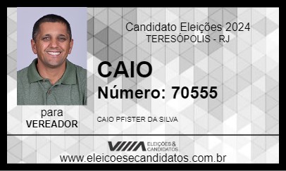 Candidato CAIO 2024 - TERESÓPOLIS - Eleições