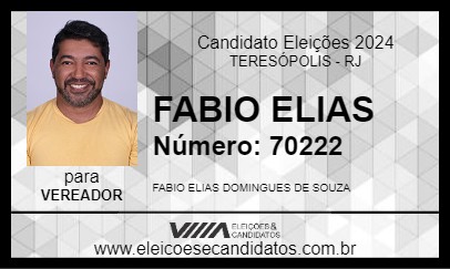 Candidato FABIO ELIAS 2024 - TERESÓPOLIS - Eleições