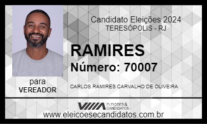 Candidato RAMIRES 2024 - TERESÓPOLIS - Eleições