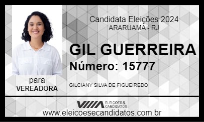 Candidato GIL GUERREIRA 2024 - ARARUAMA - Eleições