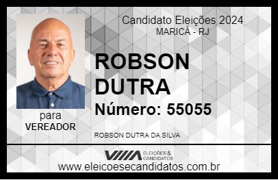 Candidato ROBSON DUTRA 2024 - MARICÁ - Eleições