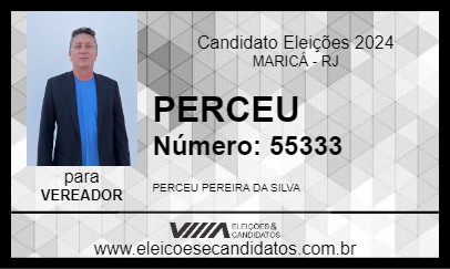 Candidato PERCEU 2024 - MARICÁ - Eleições