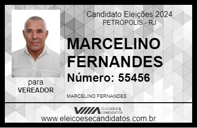 Candidato MARCELINO FERNANDES 2024 - PETRÓPOLIS - Eleições